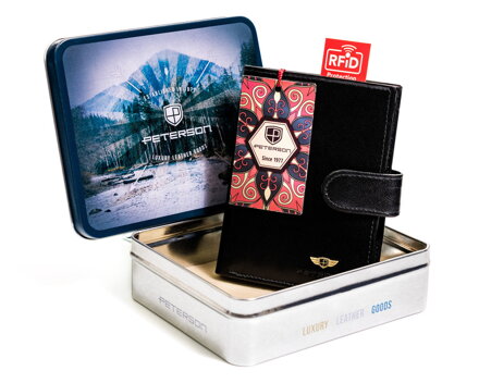 Klasická pánska peňaženka s kartovou časťou - Peterson