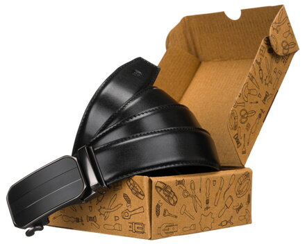 Elegantný automatický remienok z prírodnej kože - Peterson Elegantný automatický remienok z prírodnej kože - Peterson