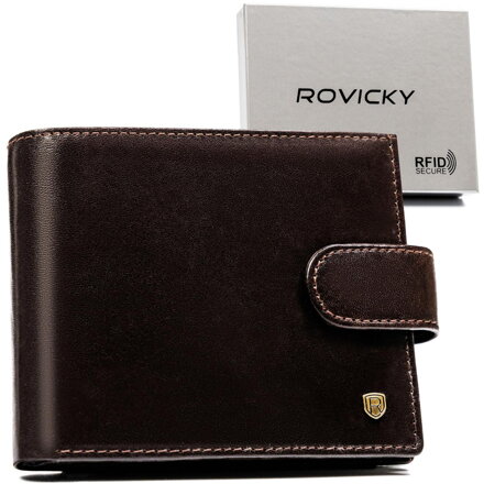 Minimalistická pánska peňaženka na karty s RFID - Rovicky