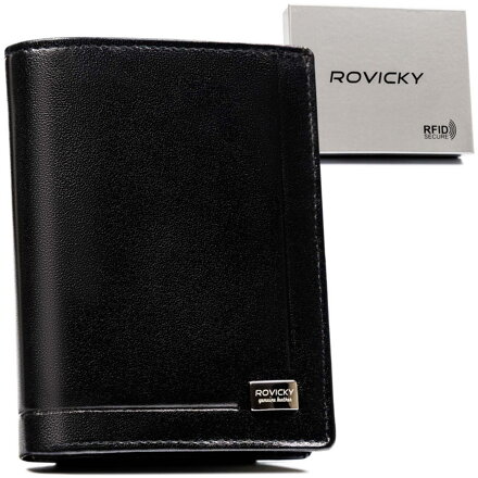 Elegantná pánska peňaženka na karty s RFID ochranou - Rovicky