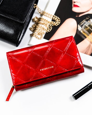 Veľká dámska peňaženka z prírodnej kože - Peterson