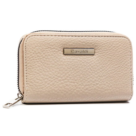 Stredná dámska peňaženka z ekokože s hráškovou textúrou - 4U Cavaldi