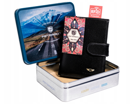 Vertikálna pánska peňaženka so zapínaním - Peterson