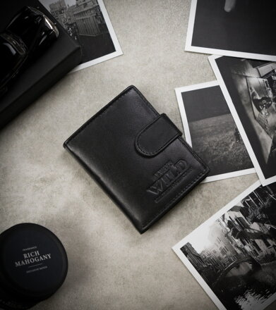 Elegantná, kožená pánska peňaženka so zapínaním - Always Wild
