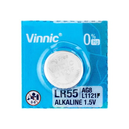 Alkalická batéria Vinnic LR1121/381/AG8