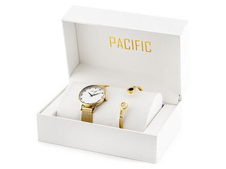 Dámske hodinky PACIFIC X6100-03 - darčekový set (zy726b)