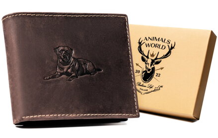 Veľká pánska kožená peňaženka — Always Wild