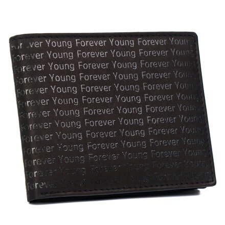 Kožená peňaženka zdobená monogramom — Forever Young