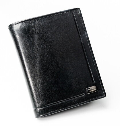 Pánska kožená peňaženka bez zapínania — Rovicky
