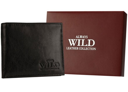 Kožená peňaženka s ochranou RFID — Always Wild