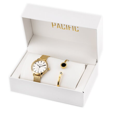 Dámske hodinky PACIFIC X6167-03 - darčekový set (zy663c)
