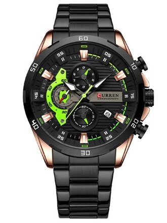 Pánske hodinky CURREN 8402- CHRONOGRAF (zc029c) + BOX