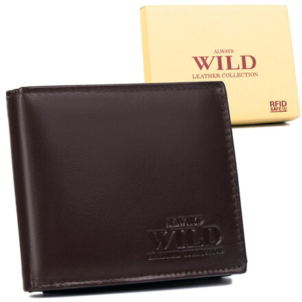 Pánska kožená peňaženka N992-P-SCR D.Brown