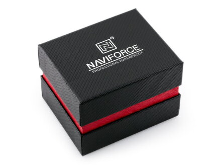 Darčeková krabička na hodinky - Naviforce - čierno-red