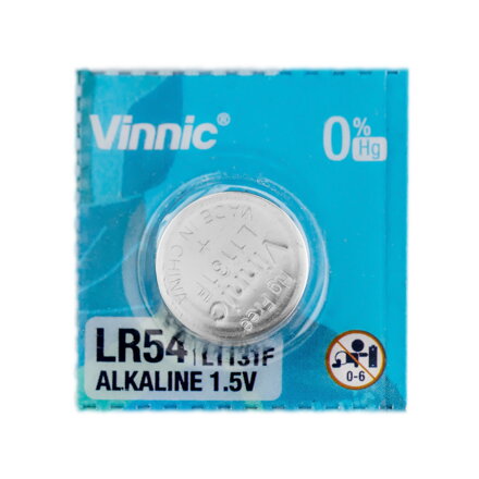Alkalická batéria Vinnic LR1131/389/AG10