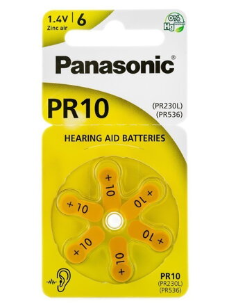 Bateria panasonic PR10 - komplet 6szt.