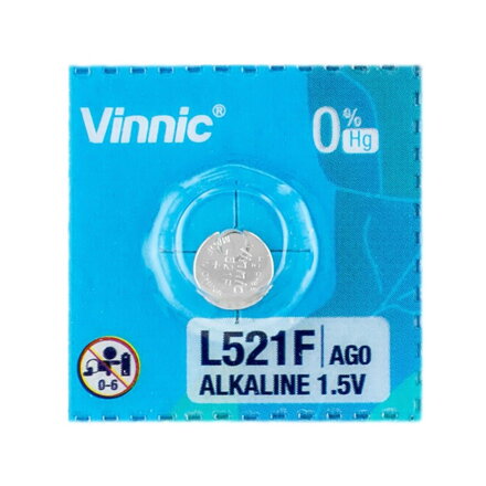 Alkalická batéria Vinnic LR521/379/AG0