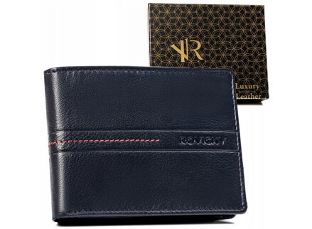 Veľká kožená peňaženka s ochranou RFID — Rovicky