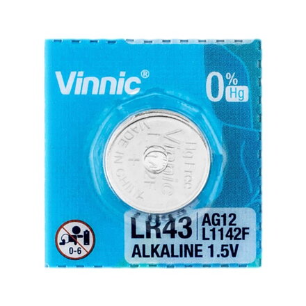 Alkalická batéria Vinnic LR1142/386/AG12