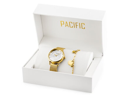 Dámske hodinky PACIFIC X6192-04 - darčekový set (zy723b)
