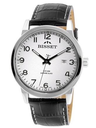 Pánske hodinky BISSET BSCE62 - Zafírové sklo + BOX