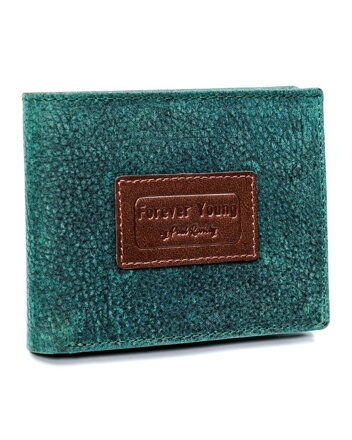 Farebná pánska peňaženka z prírodnej kože — Forever Young®