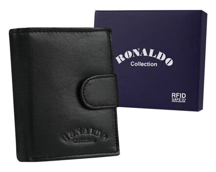 Małá kožená peňaženka na zapínanie — Ronaldo
