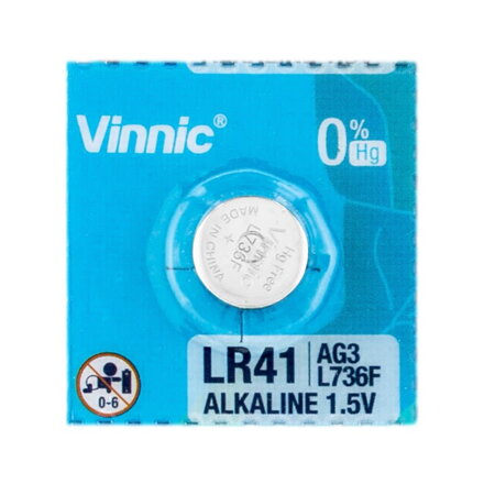 Alkalická batéria Vinnic LR736/384/AG3