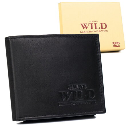 Tenká pánska peňaženka z pravej kože — Always Wild