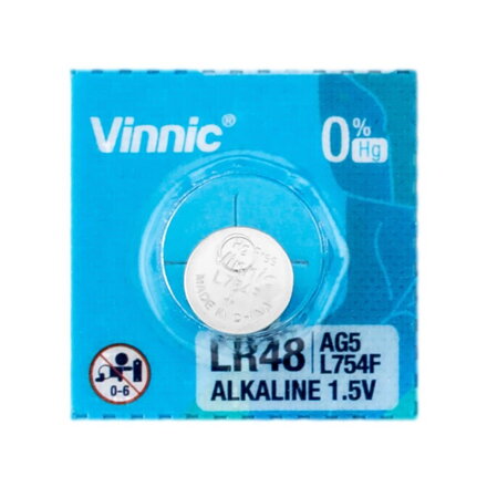 Alkalická batéria Vinnic LR754/393/AG5