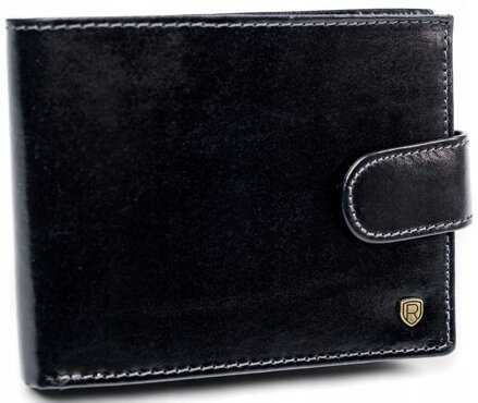 Pánska kožená peňaženka so sponou RFID - Rovicky