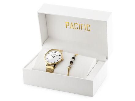 Dámske hodinky PACIFIC X6023-02 - darčekový set (zy725b)