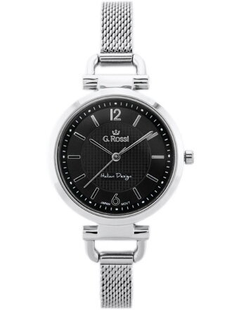 Hodinky G. ROSSI - LESTI - 3652B (zg772b) - silver/black + BOX