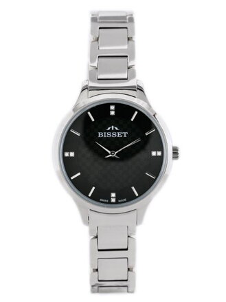 Hodinky dámske BISSET BSBE45 - silver/black (zb551b)