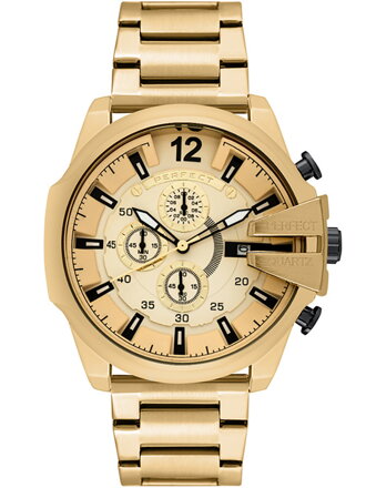 PÁNSKE HODINKY PERFECT M513CH-05 - CHRONOGRAF (zp387d) + KRABIČKA