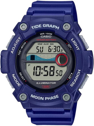 Hodinky pánske CASIO Moonphase WS-1300H-2A + BOX