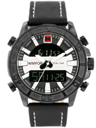 Hodinky pánske NAVIFORCE - NF9114 (zn046a) - black/silver