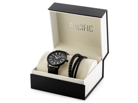Pánske hodinky PACIFIC X0087-10 - darčekový set (zy093c)