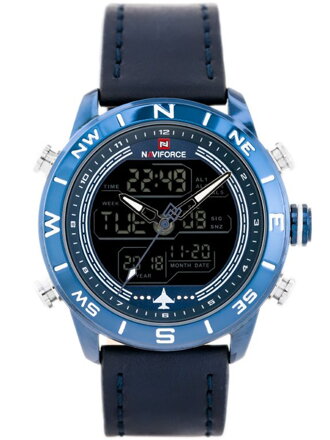 Hodinky pánske NAVIFORCE - NF9144 (zn077e) - blue + box