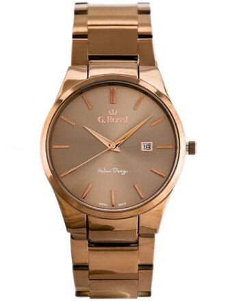 Hodinky G. ROSSI - 8245B2-2B3 (zg259f) brown + BOX