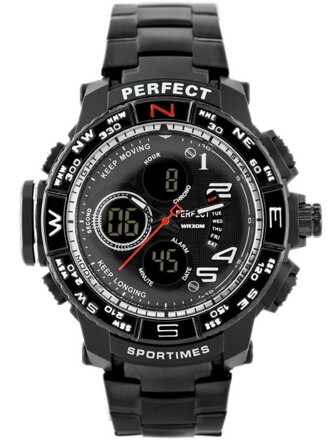 Hodinky pánske PERFECT - A896 (zp260b) - black