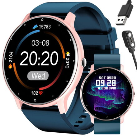 SMARTWATCH UNISEX GRAVITY GT1-4 - PULSOMETR (sg015d)