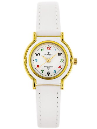 Hodinky detské PERFECT - white (zp809b)