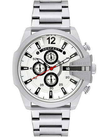 PÁNSKE HODINKY PERFECT M513CH-01 - CHRONOGRAF (zp387b) + KRABIČKA
