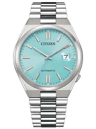 Pánske hodinky CITIZEN Tsuyosa Turquoise Blue NJ0151-88M - AUTOMAT SZAFIR