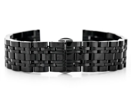 Náramok Pacific Model 5 - black 20mm