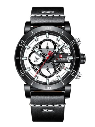 Hodinky pánske NAVIFORCE - NF9131 (zn086a) black/w. + BOX