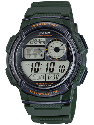 Hodinky pánske CASIO AE-1000W 3AV (zd073b) - WORLD TIME