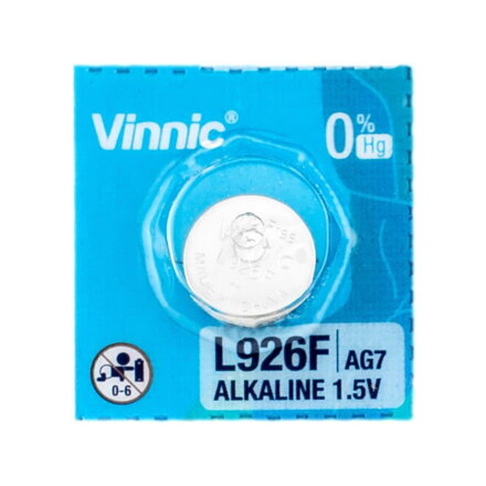 Alkalická batéria Vinnic LR926/395/AG7 Alkalická batéria Vinnic LR926/395/AG7