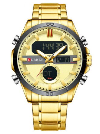 Hodinky pánske CURREN 8384 (zc023b) - DUAL TIME